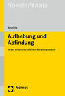 Buchcover Aufhebung und Abfindung