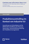 Buchcover Produktionscontrolling im Kontext von Industrie 4.0