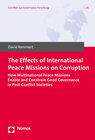 Buchcover The Effects of International Peace Missions on Corruption
