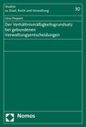 Buchcover Der Verhältnismäßigkeitsgrundsatz bei gebundenen Verwaltungsentscheidungen