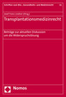 Buchcover Transplantationsmedizinrecht