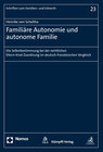 Buchcover Familiäre Autonomie und autonome Familie