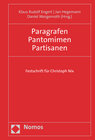 Buchcover Paragrafen Pantomimen Partisanen