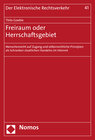 Buchcover Freiraum oder Herrschaftsgebiet