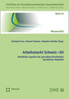 Buchcover Arbeitsmarkt Schweiz - EU