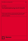 Buchcover Vorhabenplanung durch Gesetz