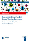 Buchcover Konsumentenverhalten in der Sharing Economy
