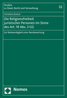Buchcover Die Religionsfreiheit juristischer Personen im Sinne des Art. 19 Abs. 3 GG
