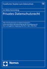 Buchcover Privates Datenschutzrecht