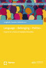 Buchcover Language – Belonging – Politics
