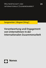 Buchcover Verantwortung und Engagement von Unternehmen in der Internationalen Zusammenarbeit