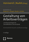 Buchcover Gestaltung von Arbeitsverträgen