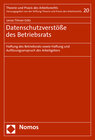 Buchcover Datenschutzverstöße des Betriebsrats