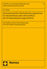 Buchcover Vorinsolvenzlicher Restrukturierungsrahmen für Deutschland unter dem Einfluss der EU-Restrukturierungsrichtlinie