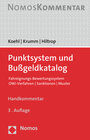 Buchcover Punktsystem und Bußgeldkatalog