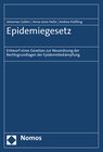 Buchcover Epidemiegesetz