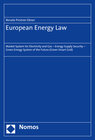 Buchcover European Energy Law