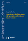 Buchcover Grundrechtskollisionsrecht für grenzüberschreitende Sachverhalte