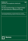 Buchcover Strukturtarifverträge zur Organisation der betrieblichen Mitbestimmung