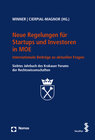 Buchcover Neue Regelungen für Start-ups und Investoren in MOE