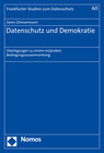 Buchcover Datenschutz und Demokratie