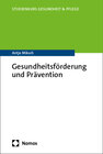 Buchcover Gesundheitsförderung und Prävention