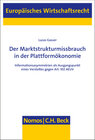 Buchcover Der Marktstrukturmissbrauch in der Plattformökonomie