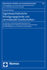 Buchcover Eigenbedarfsähnliche Kündigungsgründe und vermietende Gesellschaften