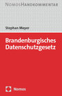 Buchcover Brandenburgisches Datenschutzgesetz: BbgDSG