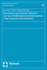 Buchcover Die Umsetzung schulischer Inklusion nach der UN-Behindertenrechtskonvention in den deutschen Bundesländern