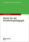Buchcover Recht für die Kindheitspädagogik