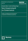 Buchcover Von Government zu Governance