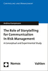 Buchcover The Role of Storytelling for Communication in Risk Management