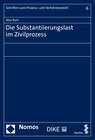 Buchcover Die Substantiierungslast im Zivilprozess