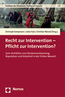 Buchcover Recht zur Intervention – Pflicht zur Intervention?