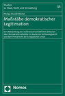 Buchcover Maßstäbe demokratischer Legitimation