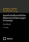 Buchcover Gesellschaftsrechtliche Nebenvereinbarungen in Europa