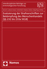 Buchcover Evaluierung der Strafvorschriften zur Bekämpfung des Menschenhandels (§§ 232 bis 233a StGB)