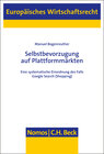 Buchcover Selbstbevorzugung auf Plattformmärkten