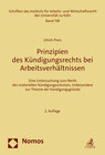 Buchcover Prinzipien des Kündigungsrechts bei Arbeitsverhältnissen