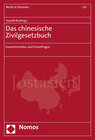 Buchcover Das chinesische Zivilgesetzbuch