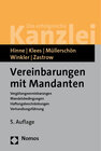 Buchcover Vereinbarungen mit Mandanten