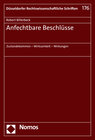 Buchcover Anfechtbare Beschlüsse