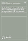 Buchcover Kapitalschutz bei den atypischen Personenhandelsgesellschaften de lege lata und de lege ferenda