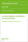 Buchcover Immaterialgüter und Medien im Binnenmarkt