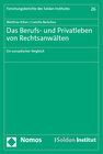 Buchcover Das Berufs- und Privatleben von Rechtsanwälten