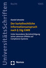 Buchcover Der kartellrechtliche Informationsanspruch nach § 33g GWB