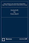 Buchcover Festschrift für Franz Merli