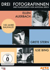 Buchcover Drei Fotografinnen: Ilse Bing, Grete Stern, Ellen Auerbach