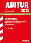 Buchcover Abitur-Prüfungsaufgaben Gymnasium Niedersachsen / Mathematik Grundlegendes Anforderungsniveau mit CD-ROM